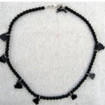 beaded tea cups necklace