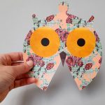 Paper animal floral woodland decorations by the black rabbit