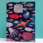 sea creatures badge card by the black rabbit