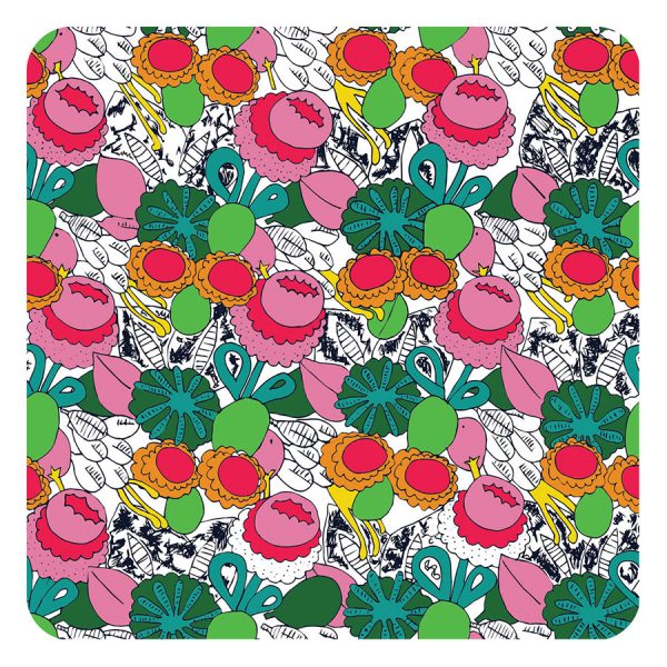 Floral Table mats by Lindsay Marsden