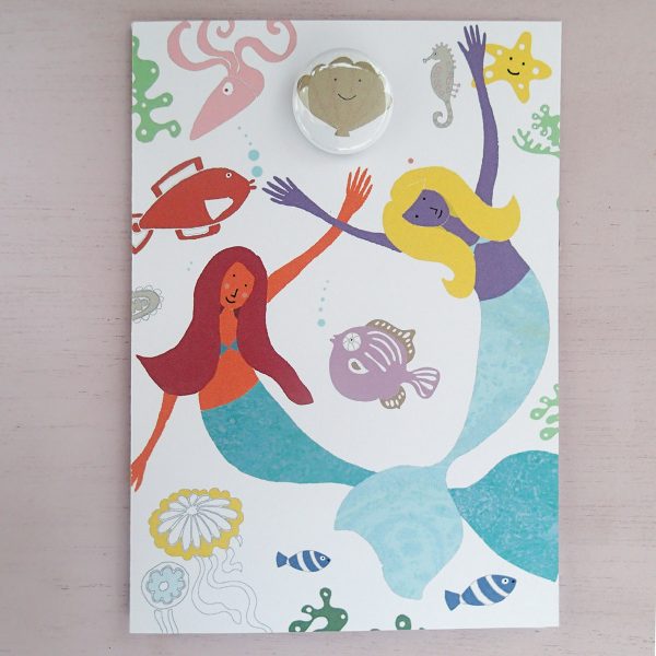 mermaids badge card by the black rabbit