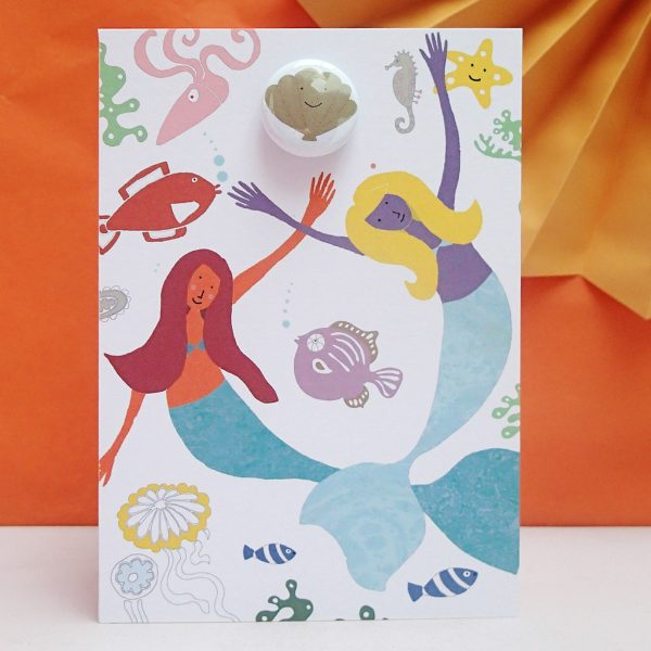 mermaids badge card by the black rabbit