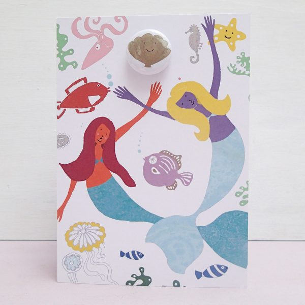mermaids badge card by the black rabbit