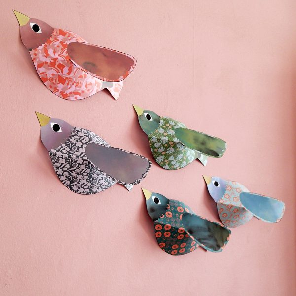 Pattern Birds Wall Decoration Kit