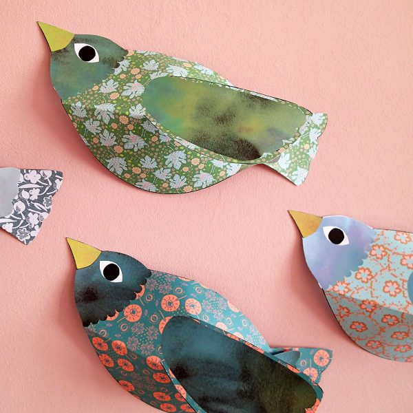 Pattern Birds Wall Decoration Kit